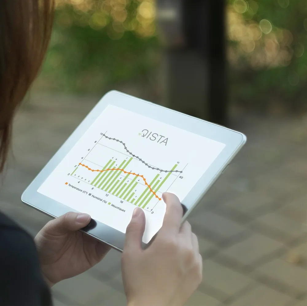 Aplicația Qista pe smartphone